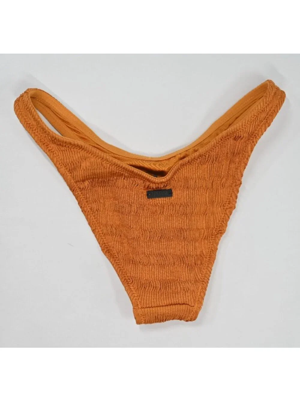 Triangl Swimwear High Cut Bikini Bottoms in Orange